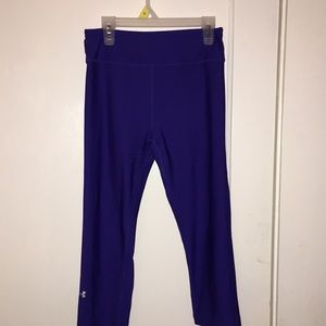 Dark Blue Under Armour CAPRI Leggings